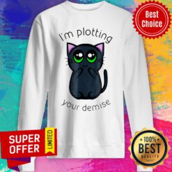 Funny Cat I’m Plotting Your Demise Sweatshirt