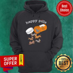 Funny Happy Pills Dachshund Hoodie