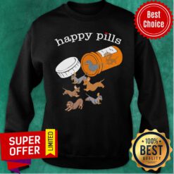 Funny Happy Pills Dachshund Sweatshirt