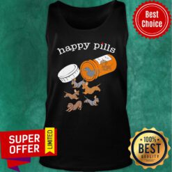 Funny Happy Pills Dachshund Tank Top