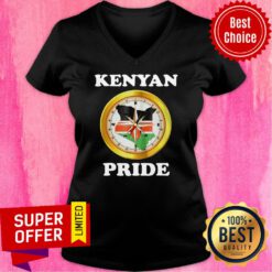Funny Kenya Kenyan Pride V-neck