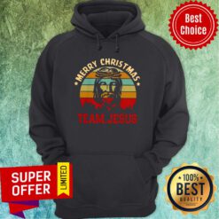 Funny Merry Christmas Team Jesus vintage Hoodie