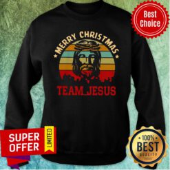 Funny Merry Christmas Team Jesus vintage Sweatshirt