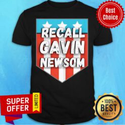Funny Recall Gavin Newsom USA Patriots Shirt