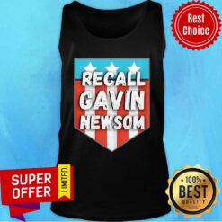 Funny Recall Gavin Newsom USA Patriots Tank Top