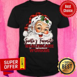 Funny Santa''s Claus Favorite Healthcare Worker Christmas Shirt