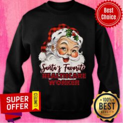 Funny Santa''s Claus Favorite Healthcare Worker Christmas Sweatshirt