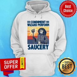 Good Condiment Wizard Perform Sauvery Vintage Retro Hoodie
