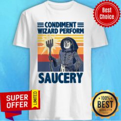 Good Condiment Wizard Perform Sauvery Vintage Retro Hoodie