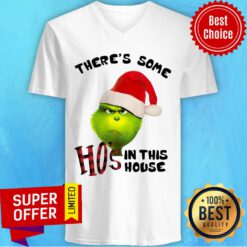 Grinch There’s Some Ho’s In This House Christmas V-neck