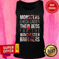 Monster Check Under Their Beds For The Winchester Brothers TAnk top