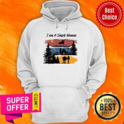 Nice I Am A Simple Woman Horse Hoodie