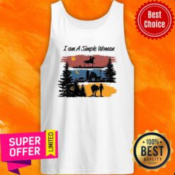 Nice I Am A Simple Woman Horse Tank Top