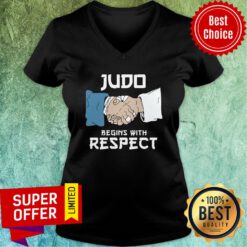 Nice Judo Begins With Respect V-neck