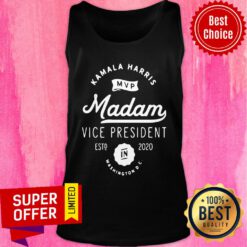 Nice Kamala Harris Mvp Madam Vice President Biden Harris 2020 Tank Top