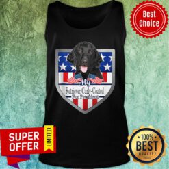 Nice My Retriever Curly Coated For President 2020 American Flag Tank Top