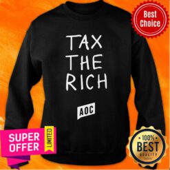 Official Aoc Tax The Rich Sweatshirt