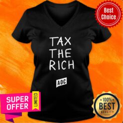 Official Aoc Tax The Rich V-neck