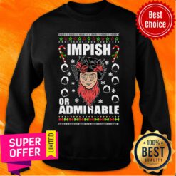 Official Belsnickel Impish Or Admirable Christmas Sweatshirt