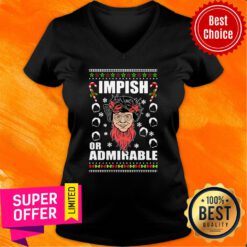 Official Belsnickel Impish Or Admirable Christmas V-neck