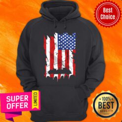 Official Car Guy American Flag Big Block Street Rod Hoodie