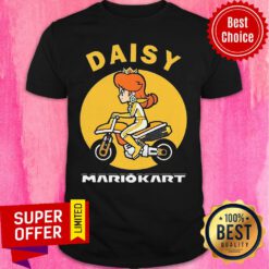 Official Daisy Mario Kart Motorcycle Shirt