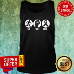 Official Go Fight Cure Breast Cancer Awareness Month Tank Top