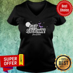 Official Jillian And Addie Merch Get Spooky V-neck