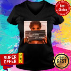 Official JT City Girls Mugshot V-neck