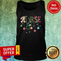 Official Nurse Merry Christmas Tank Top