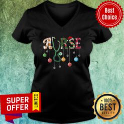Official Nurse Merry Christmas V-neck
