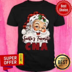 Official Santa's Claus Favorite CNA Christmas Shirt