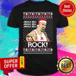 Official The Rock Jingle Bell Jingle Bell Ugly Christmas 2020 Shirt