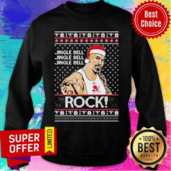 Official The Rock Jingle Bell Jingle Bell Ugly Christmas 2020 Sweatshirt