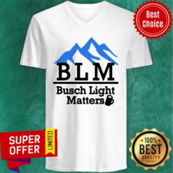 Premium BLM Busch Light Matters V-neck