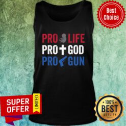 Premium Pro Life Pro God Pro Gun Tank top