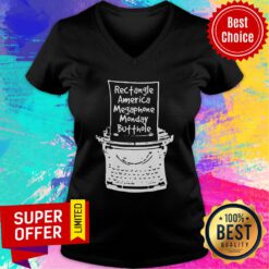Premium Rectangle America V-neck