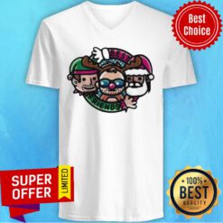 Top Best Friends And Orange Cassidy Best Friends Christmas Cartoon Tee V-neck