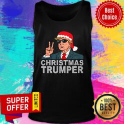 Top Donald Trump Christmas Trumper Tank Top
