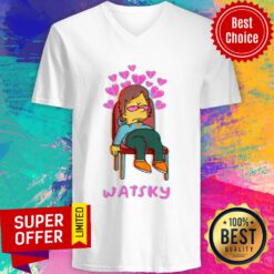 Top George Watsky Merch Bartsky V-neck