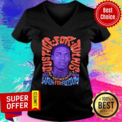 Top Justice For Julius Walk For Freedom V-neck