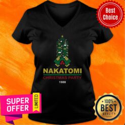 Top Nakatomi Plaza Christmas Party 1988 V-neck
