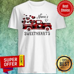 Top Nana’s Sweethearts Truck Mike Vivian Lily Christian Shirt