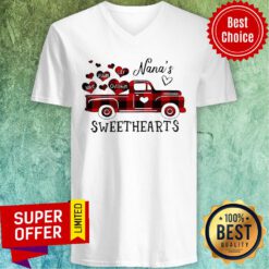 Top Nana’s Sweethearts Truck Mike Vivian Lily Christian V-neck