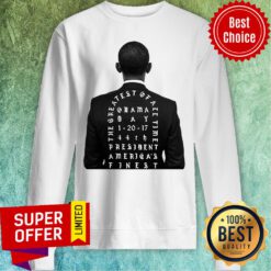 Top Obama The Greatest Of All Time President America Finest Sweatshirt