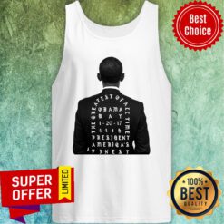 Top Obama The Greatest Of All Time President America Finest Tank Top