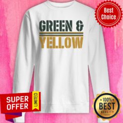Awesome Green Bay Packers And Yellow Sweatshirt