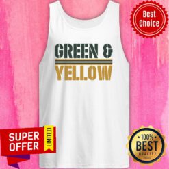 Awesome Green Bay Packers And Yellow Tank top