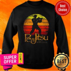 Awesome Pew Jitsu The Art Of Never Losing Vintage Sweatshirt