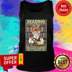 Awesome Reading Because Murder Is Wrong Tank Top